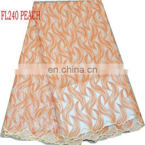african french lace with sequins(FL210 )