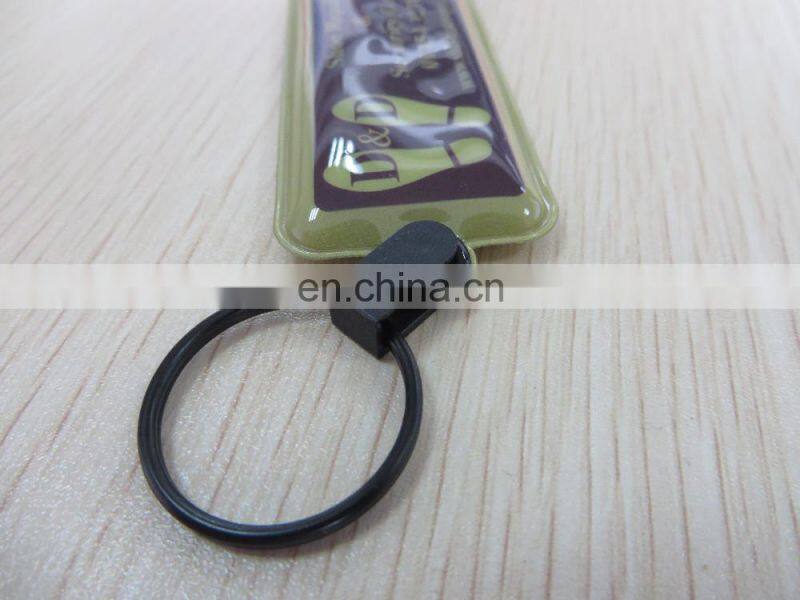 2016 new design led light strip holder keychain with two sides logo