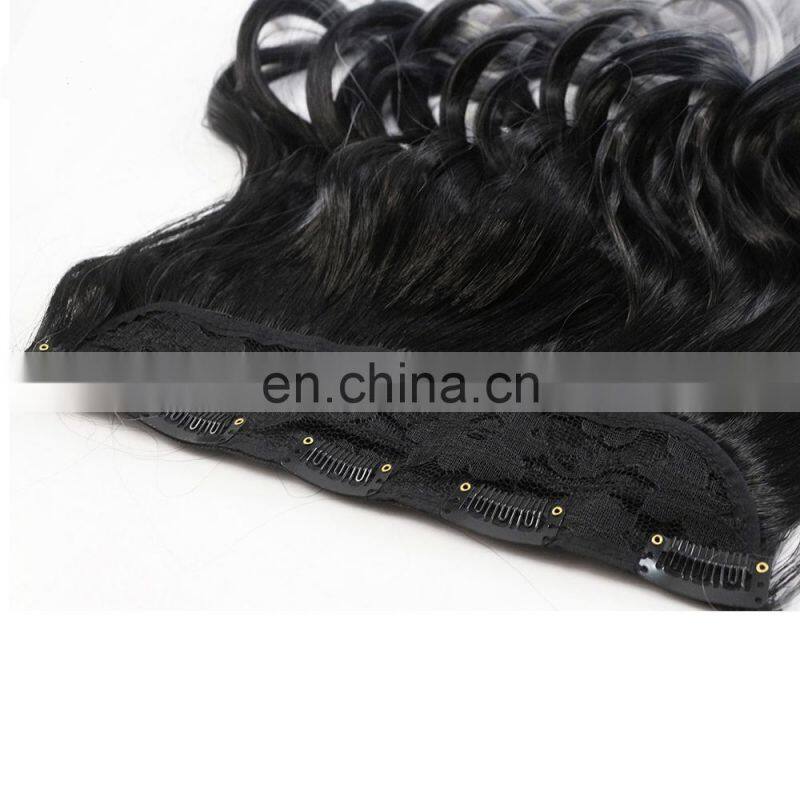 bundle weft Brazilian Remy Virgin human silver hair extensions