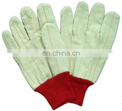 Double sides PVC dotted cotton hand gloves