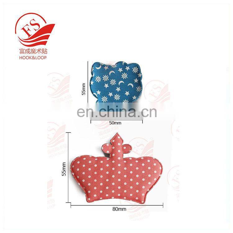 Printing magic tape and pvc or foam hair bow beautify hair barrette stickers