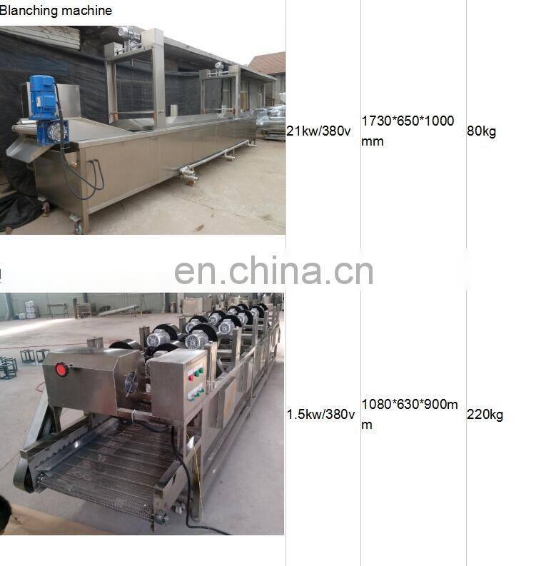 2018 stainless steel full automatic banana chip smaking machine/ potato chips french fries production line