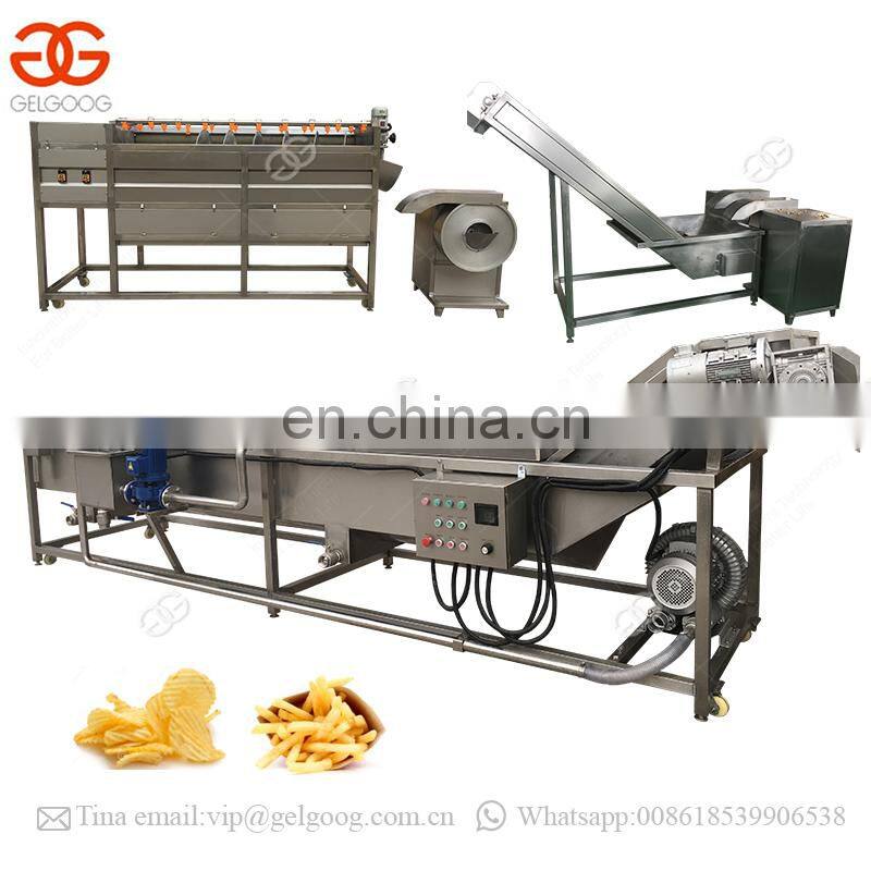 Factory Supply Fully Automatic French Fries Making Equipment Potato Chips Production Line Machines