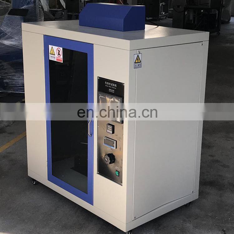 Electrical test of glow wire apparatus