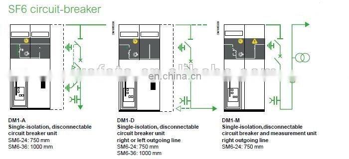 Schneider SM6-36-GIM Schneider Ring Main Unit Schneider SM6