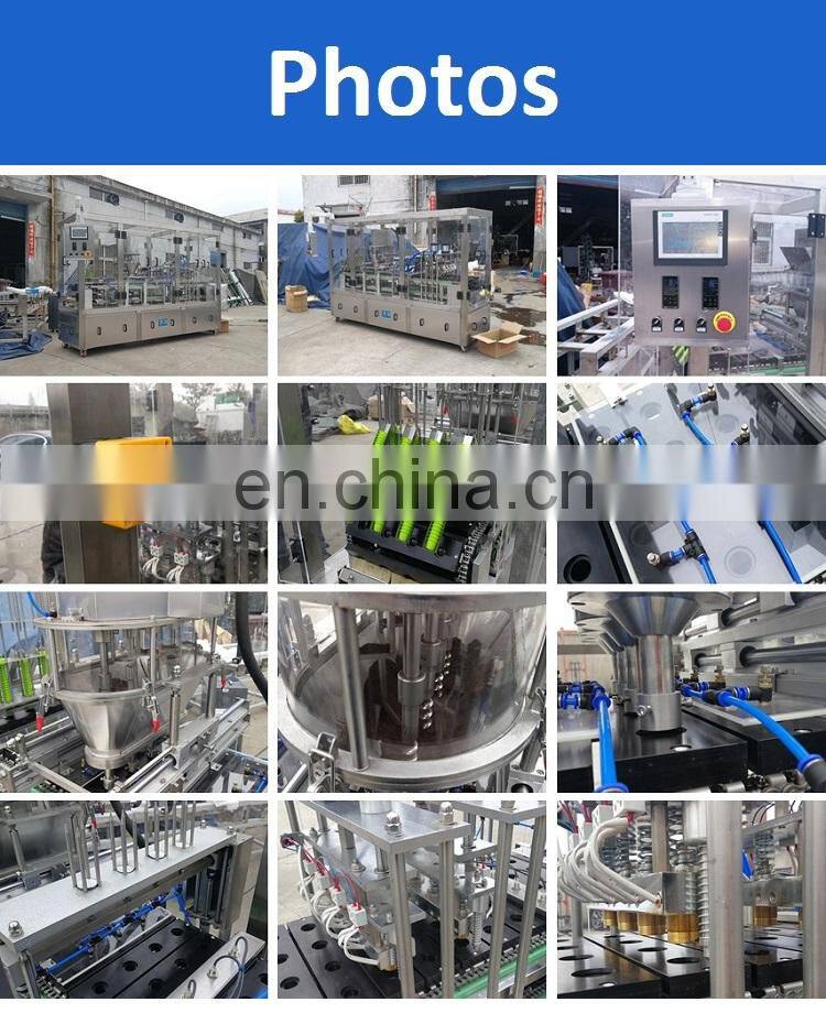 Full automatic machine making coffee capsule /nespresso coffee capsule filling and sealing machine
