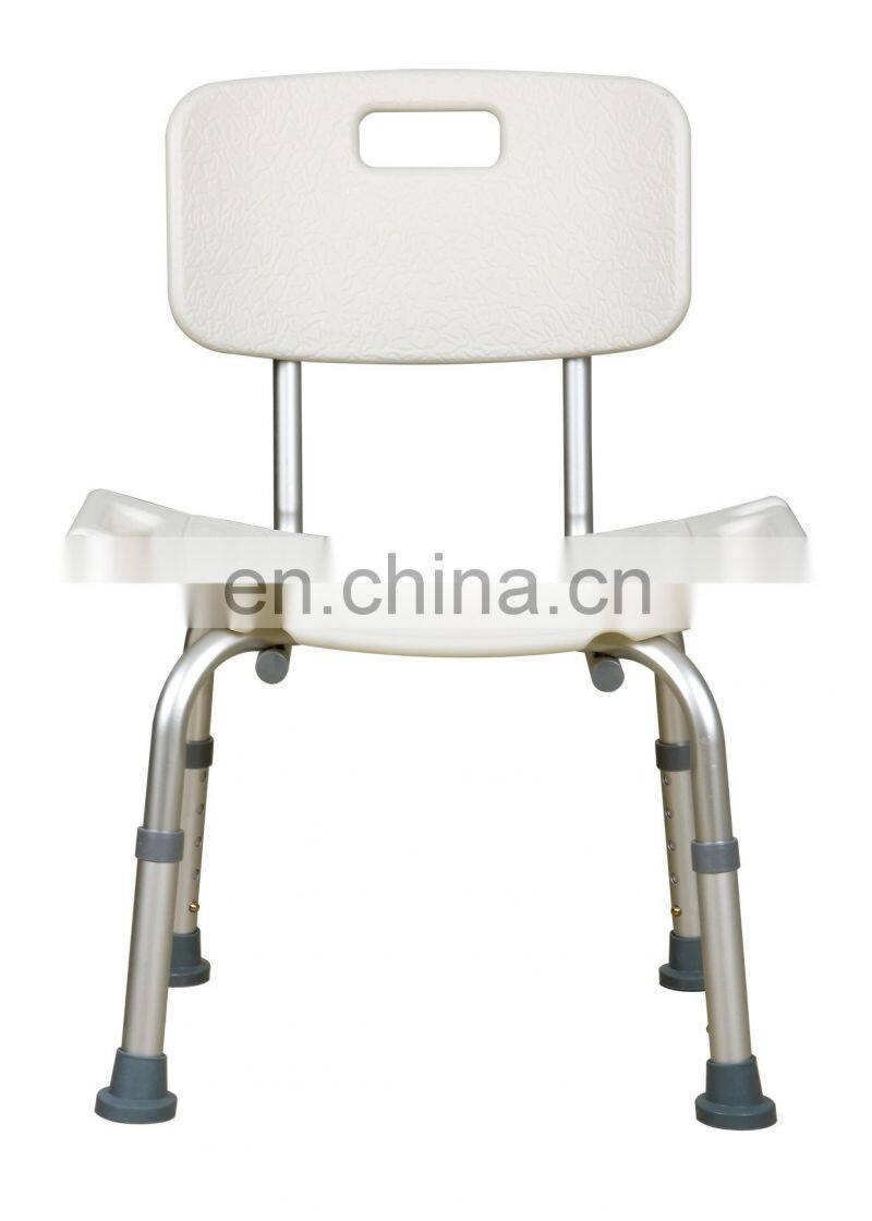 Deluxe padded bath chair with back