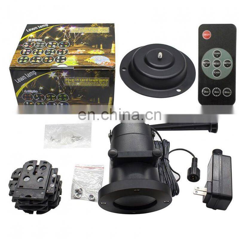 Outdoor Christmas 12pcs Slideshow Pattern LED Laser Projector Stage Light,snowflake IP65 laser light