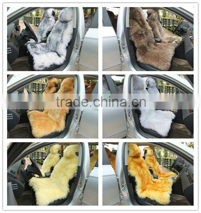 Fur sheepskin car seat cover/sheepskin auto seat cover