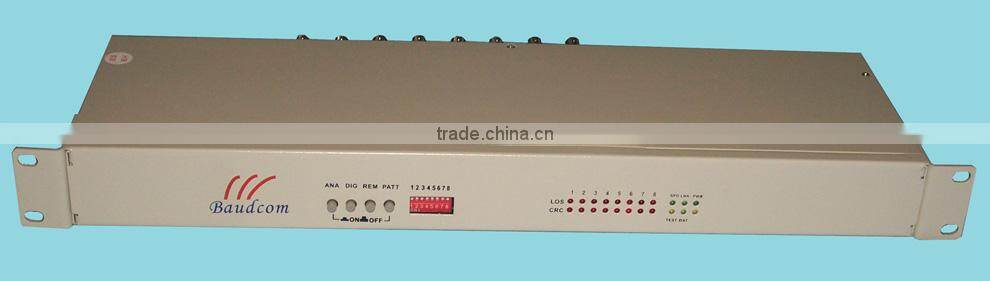 China Baudcom BD-8E1-ETH 8E1 to Ethernet Converter