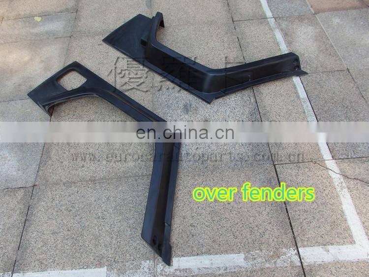 Hot body kits for G class G550 G450 G350 G320 to G63 auto parts front bumper front lip rear bumper over fenders full set