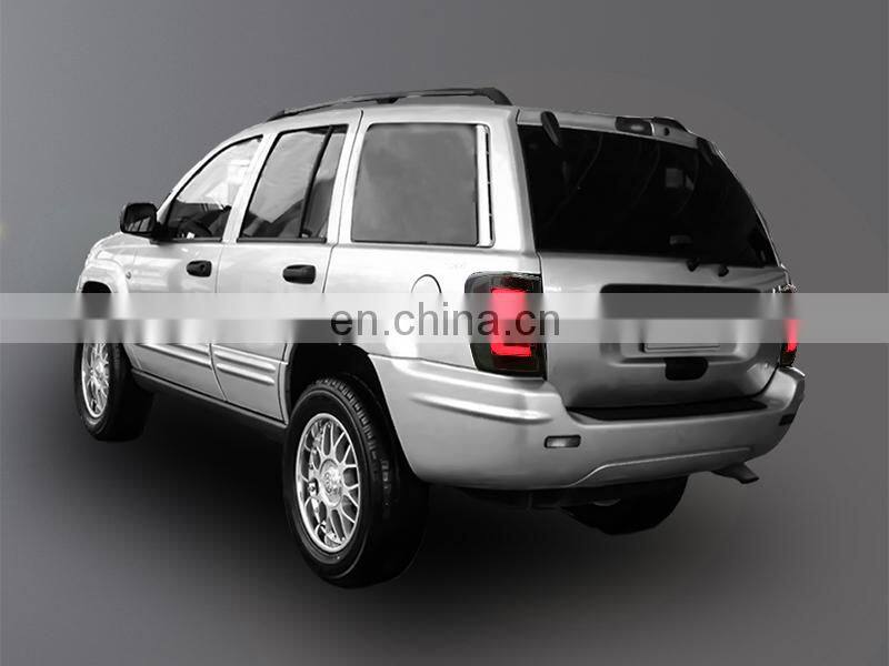 For Grand Cherokee 1999-2004 LED Rear Lamps Auto LED Tail Lights Smoke Color