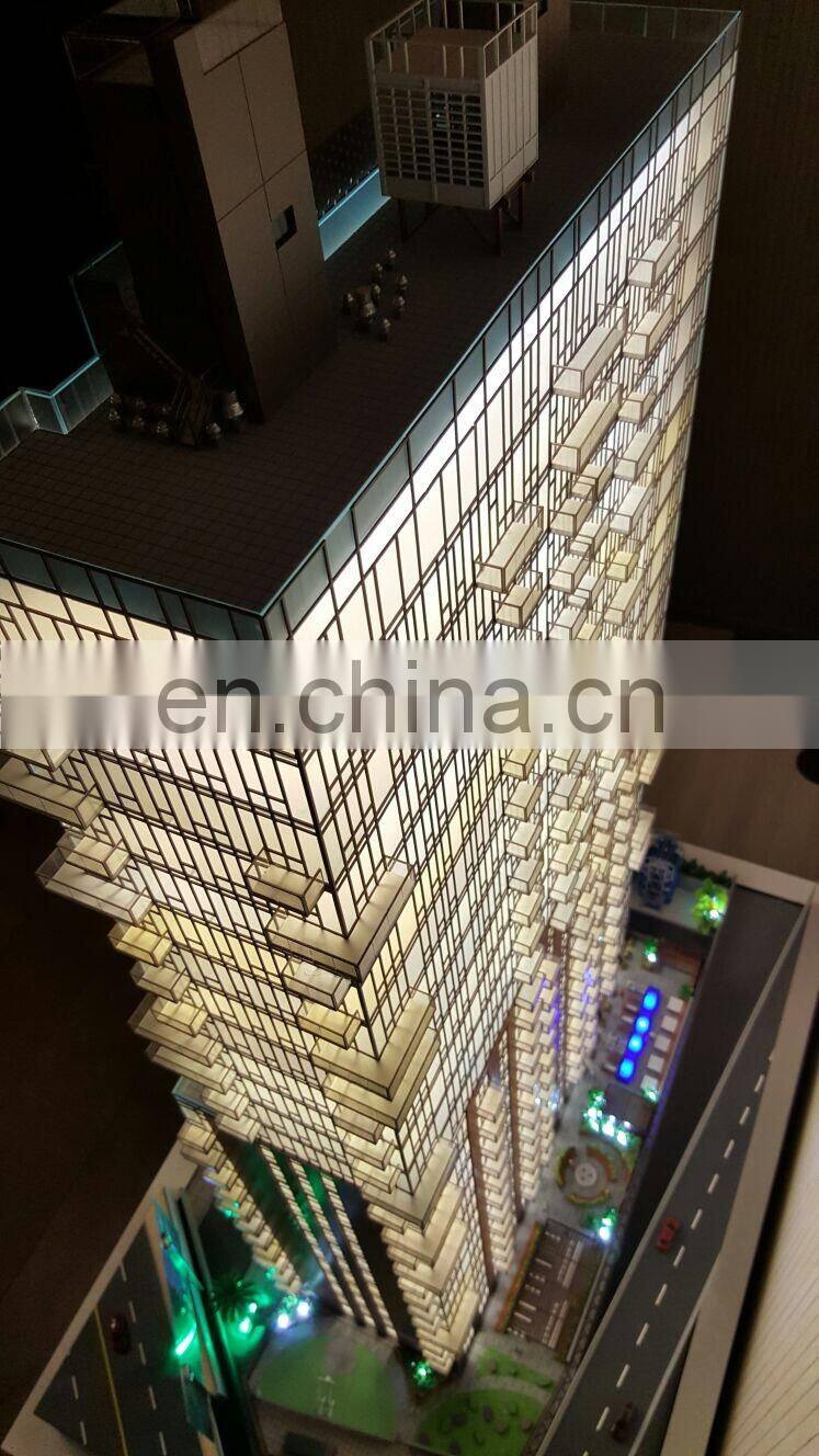 Customized scale house model,3d model builder from model making company