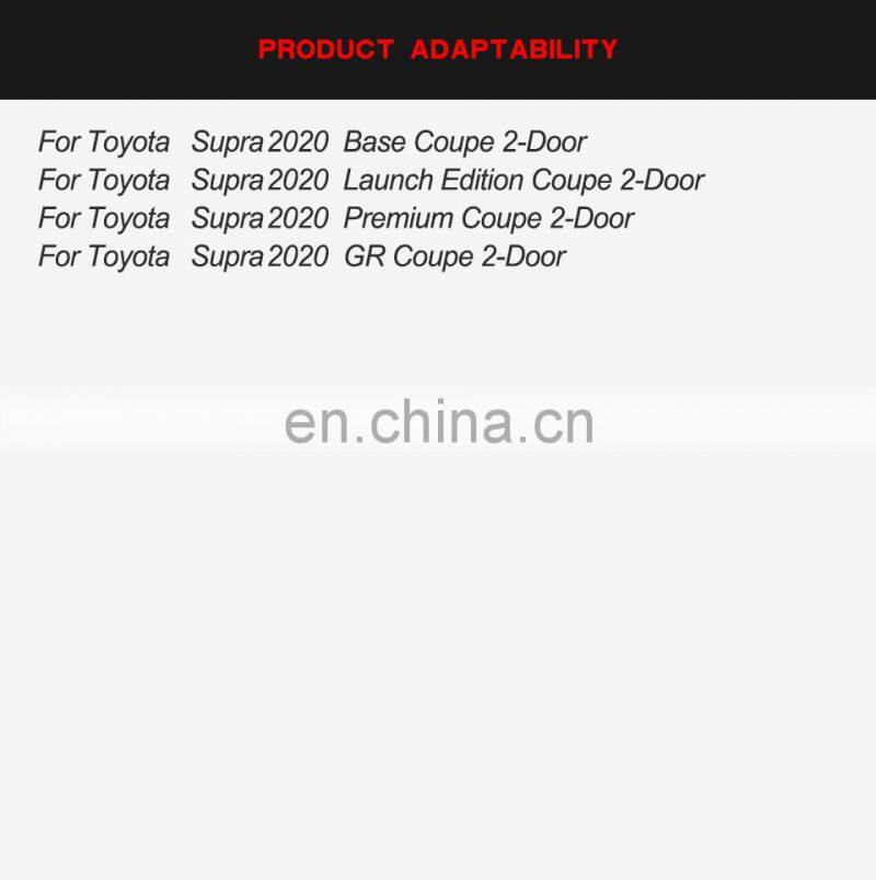 Reliable Carbon Fiber Front Bumper Slip for Toyota Supra 19-20