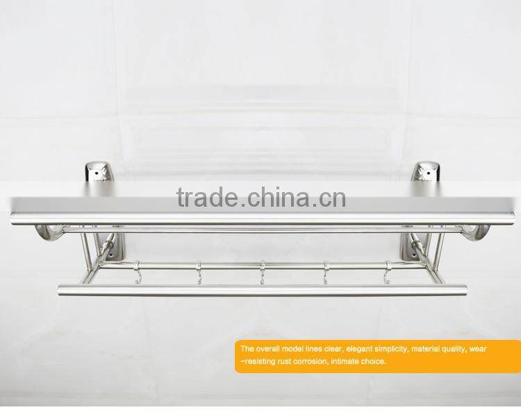 WESDA stainless steel bathroom hang towel rack hanging shower rack