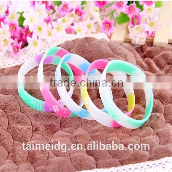 Cheap price fluorescent silicone wristband