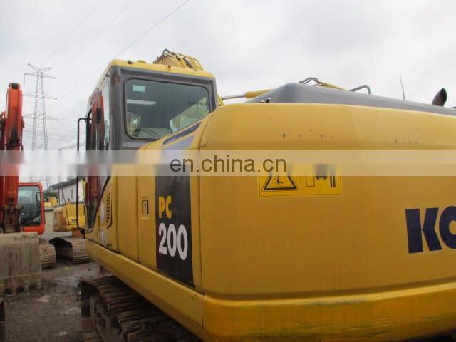 PC200-7 crawler excavator original japan used excavators for sale