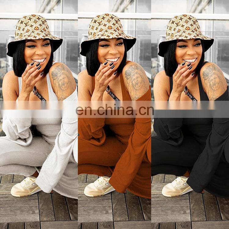 Manufacturer wholesale custom logo spring and autumn fashion women's casual sports 3-piece long sleeve sexy suit