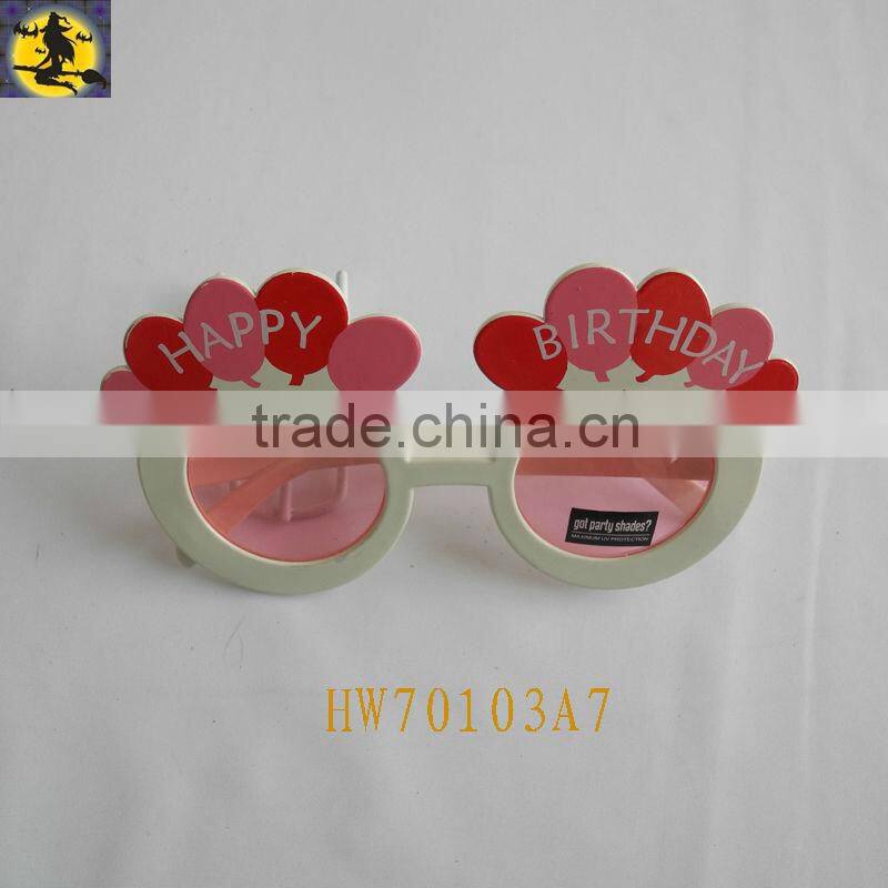 Fashion pellucid Mini Foot Stand Cheap Birthday Glasses