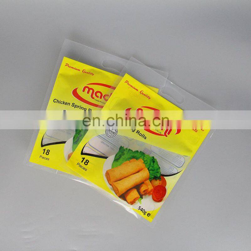 custom printed Spring Rolls vacuum sealer food bag plastic packaging