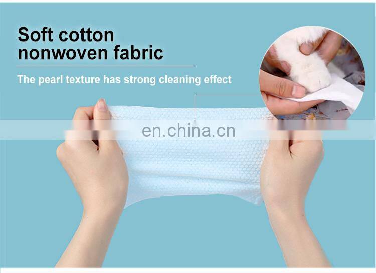 Cat Dog Wipes Natural Safe Ingredients Premium Clean Deodorize Kitten Puppy Wipes for Pet