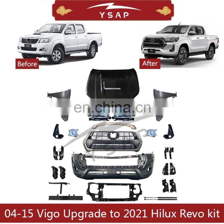 High Quality FACTORY PRICE for 2004~2015 Hilux vigo facelift to 2021 Hilux Rocco body kit