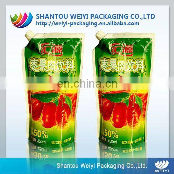 Colorful printing Pet Dog Shampoo Packaging Spout Pouch doypack For PET Food Bag