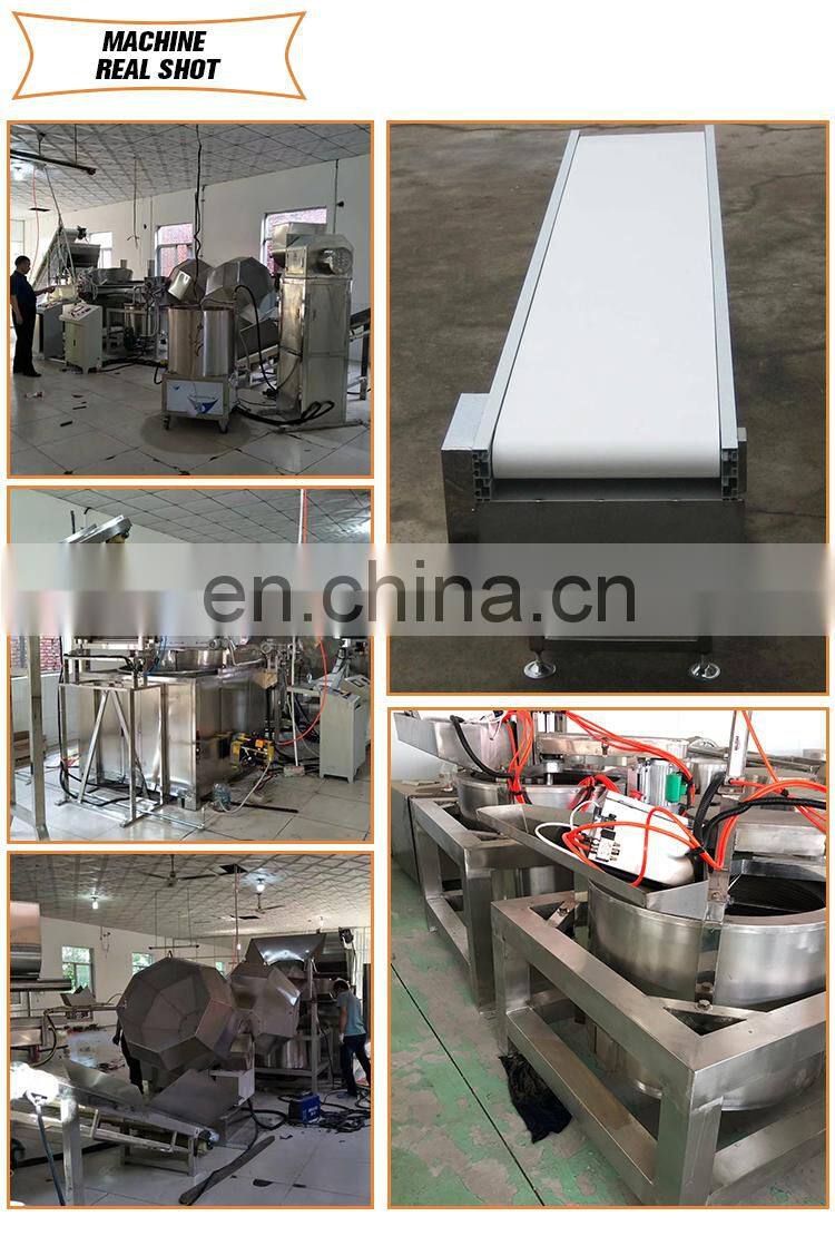 Crispy Fried Onion Rings Broad Beans frying Production Line Chicken French Fries