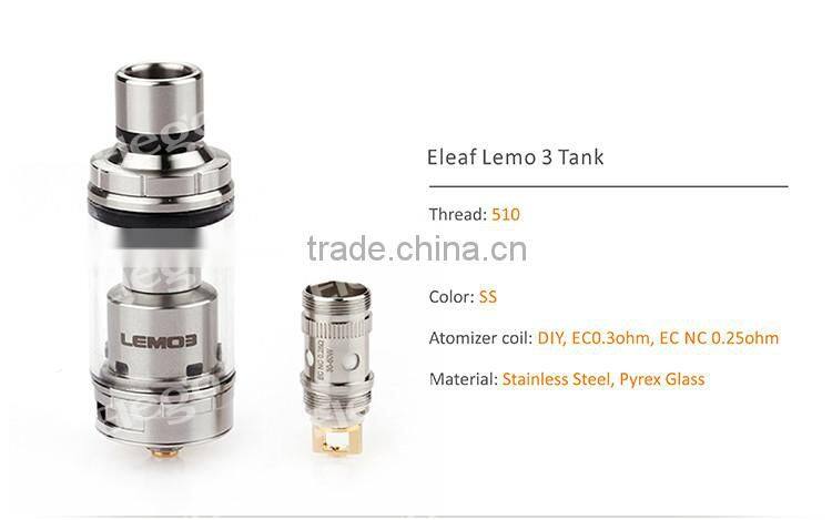 alibaba wholesale Original Eleaf Lemo 3 Atomizer/ Elego new items lemo 3 tank with fast shipping