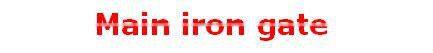 Ornamental steel gate