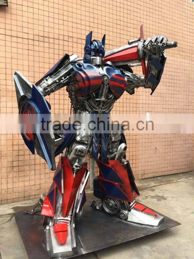 3 meters high Optimus prime made in china modern art sculpture
