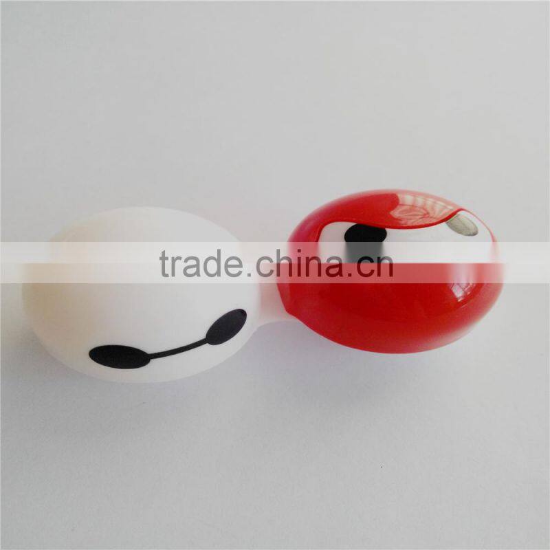 warm baymax contact lens container, contact lens accessory