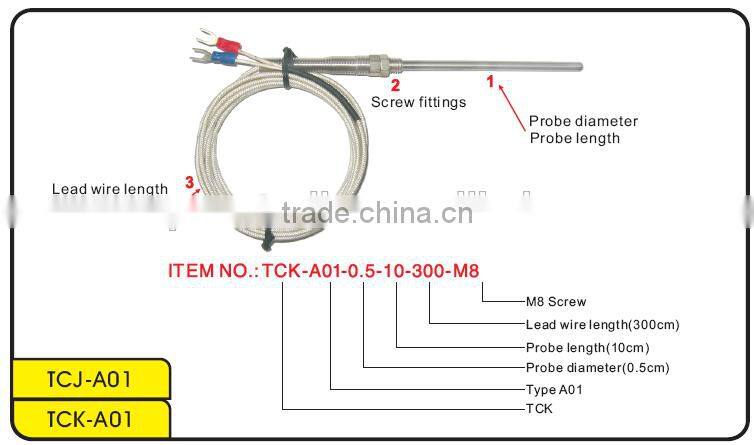 MaxWell high accuracy assembly PT100 sensor temperature sensor