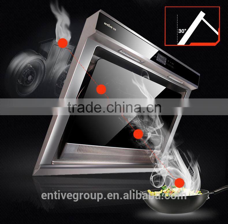 small smoke sensor stainless steel range hood