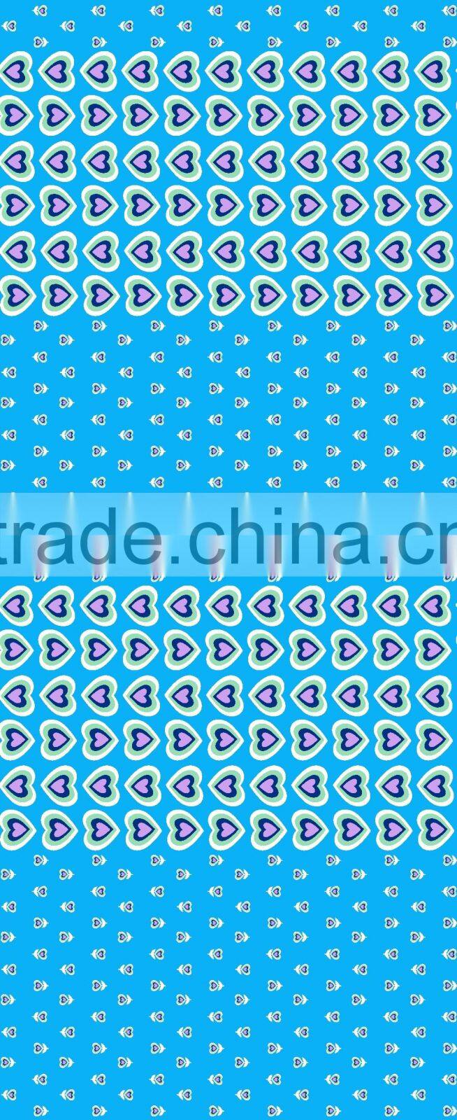 100% Polyester microfiber textiles and fabrics for bedsheet with printed