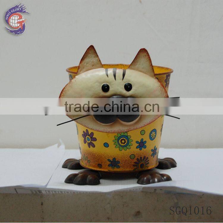 good quality artificial garden decorative tiger flower pot