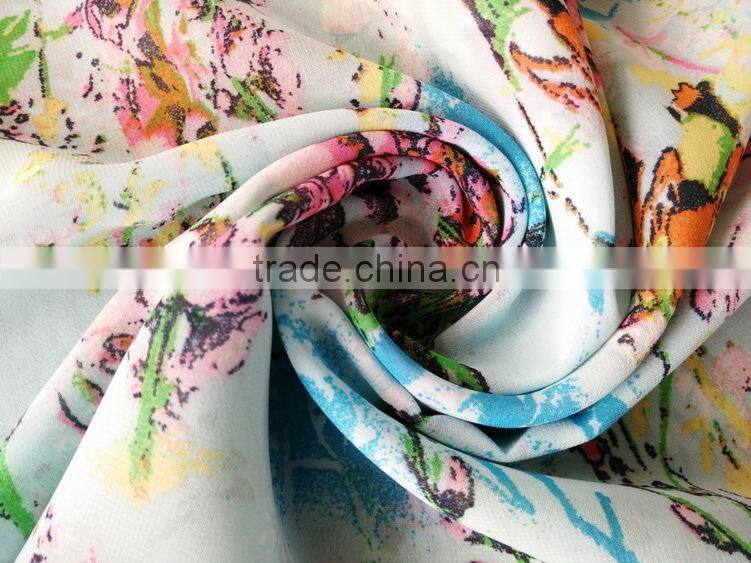silk chiffon dresses polyester chiffon fabric made in china