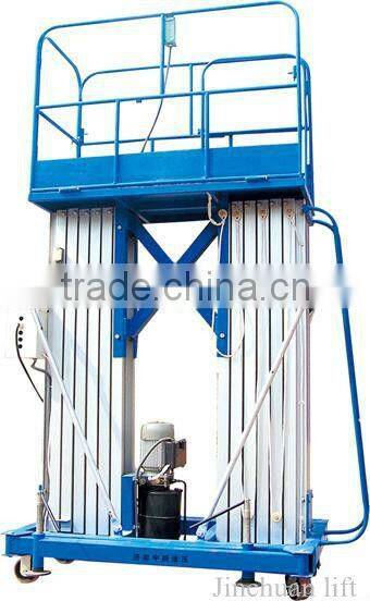 Aluminum Platform Double Mask Aeral Moveable Work Platform For One People