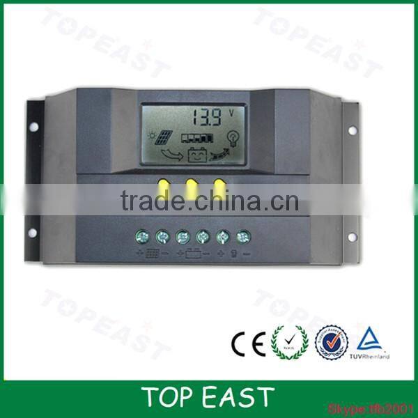 2016 Hot Selling Promotion 12v 24v 40A PWM solar charge controller For PV Solar Panel battery