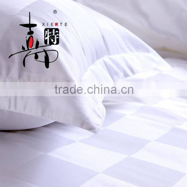 Star Hotel Used Good Quality Cotton Jacquard Fabric Wholesale White Pillowcase