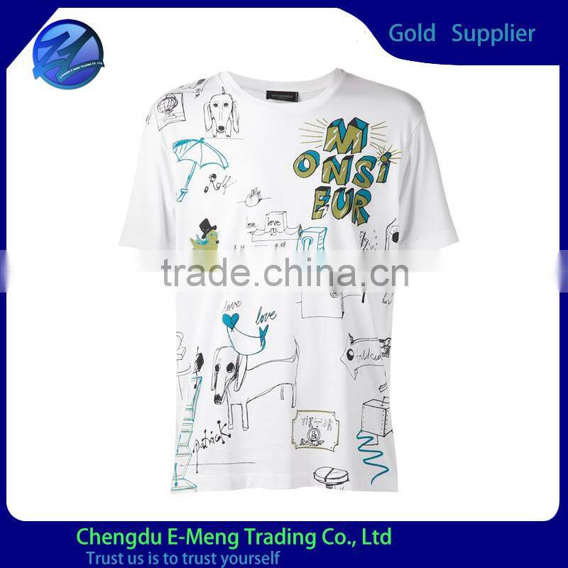 Tailor made mens cheap thin plain t shirt for man extra long