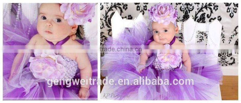 2015 Infant Baby Girls Tutu Dress Cute Baby Birthday Party Dress European Festival Girl Dress