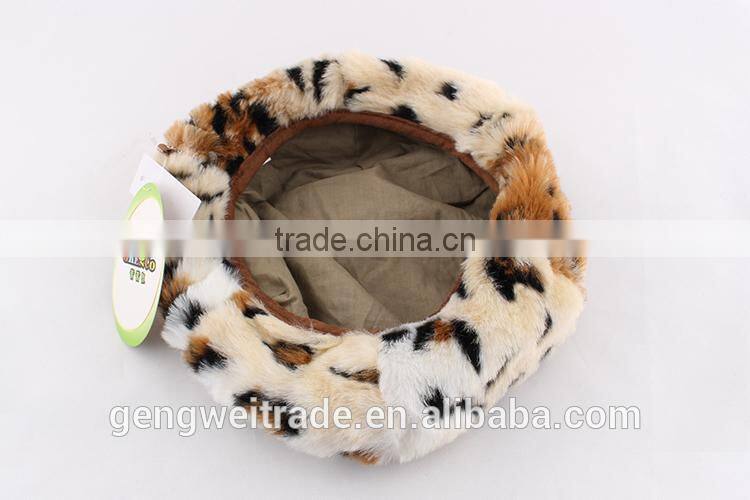 2015 Discount Brand Children Autumn Hats Girl Fashion Leopard Keep Warm Beret