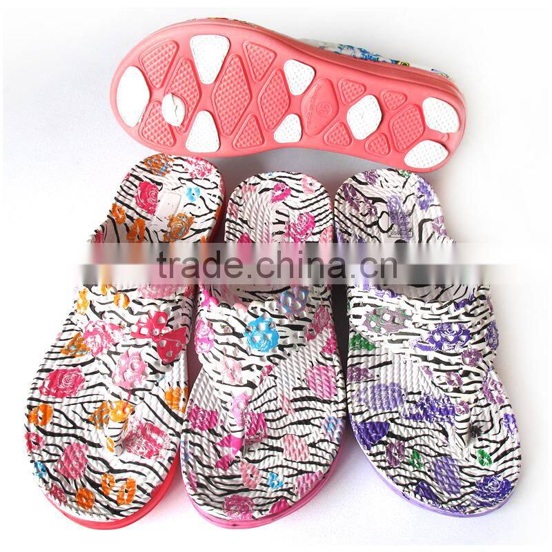 printting Women Fashion EVA flip flops