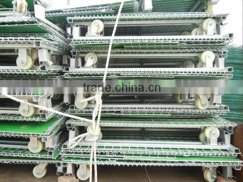 Alibaba supplier galvanized steel cage container