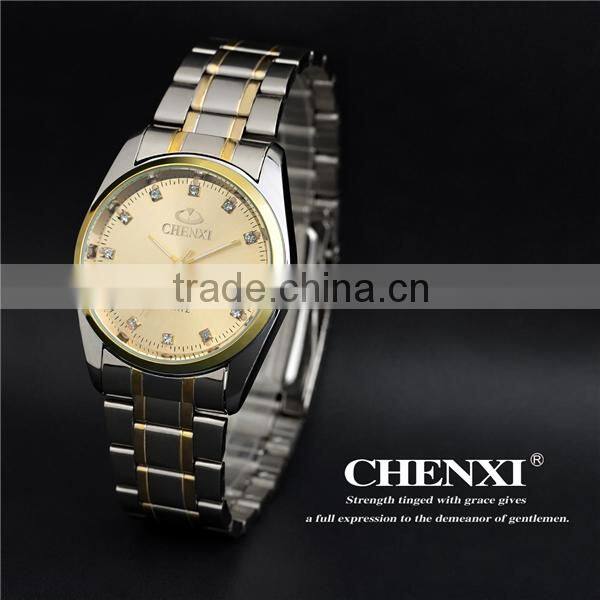 Charming Rose Gold Color Popular in USA European Trendy Style Wristwatches Fashion Quartz Watches Man Mens Stainless Steel Watch