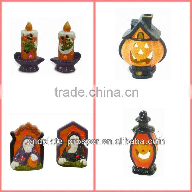 ceramic halloween pumpkin decorations