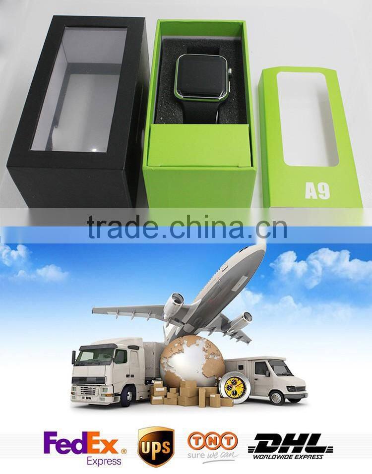 Bluetooth A9 waterproof smart watch with heartrate monitor for all ios and android,smart watch android