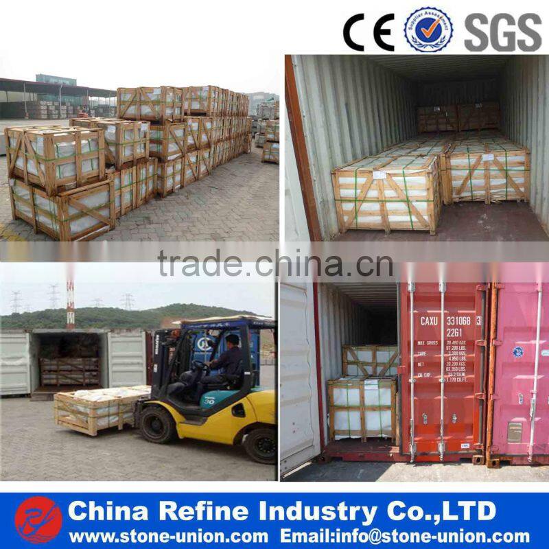 Fan Shaped Grey granite paving stone