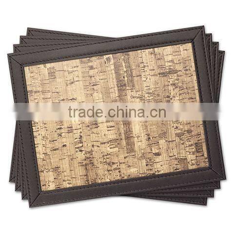 Fancy Design Printed Faux Leather Table Mat